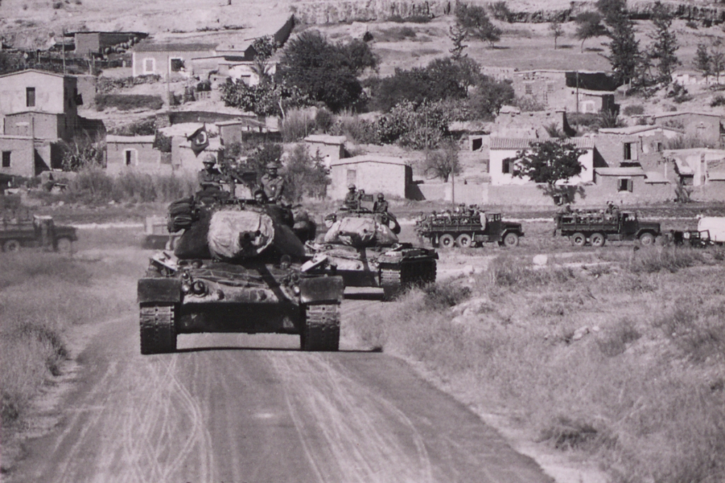 Tanks of Turkish invaders of Cyprus